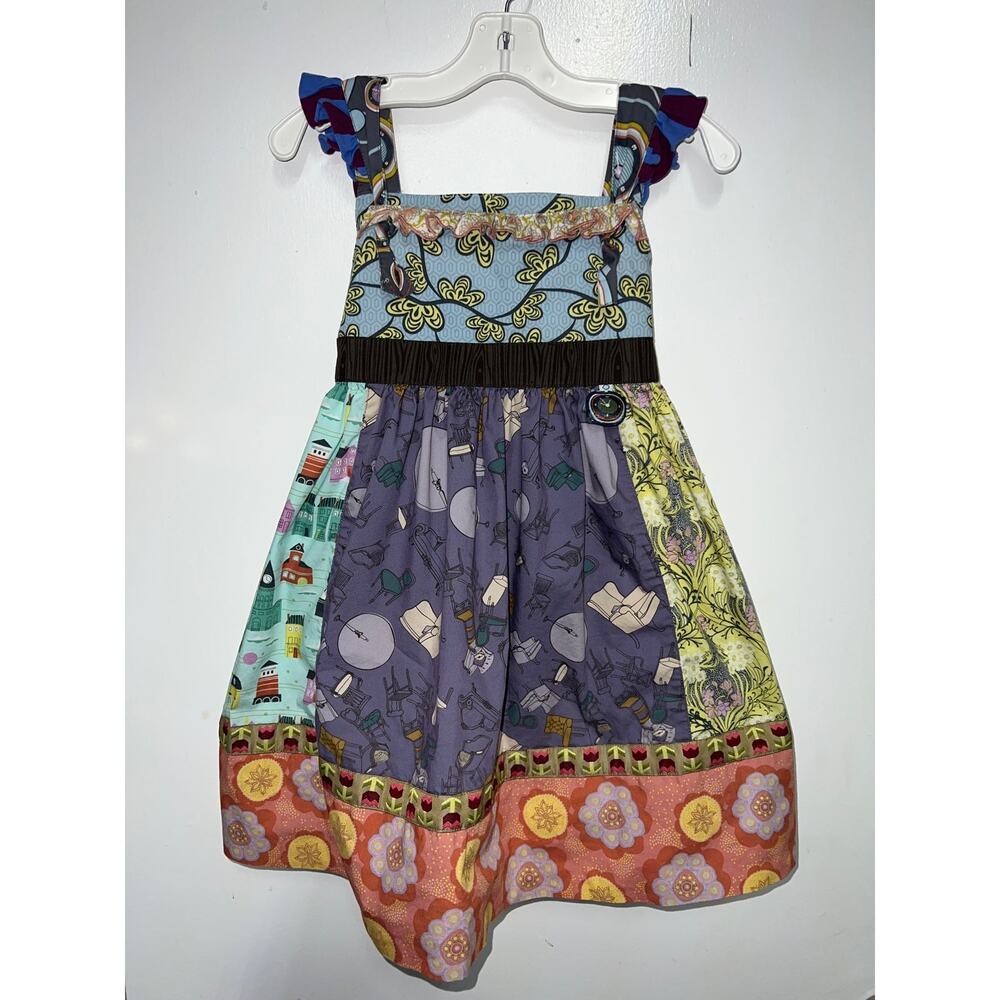 Matilda Jane Character Counts Broadway Knot Dress 6 EUC